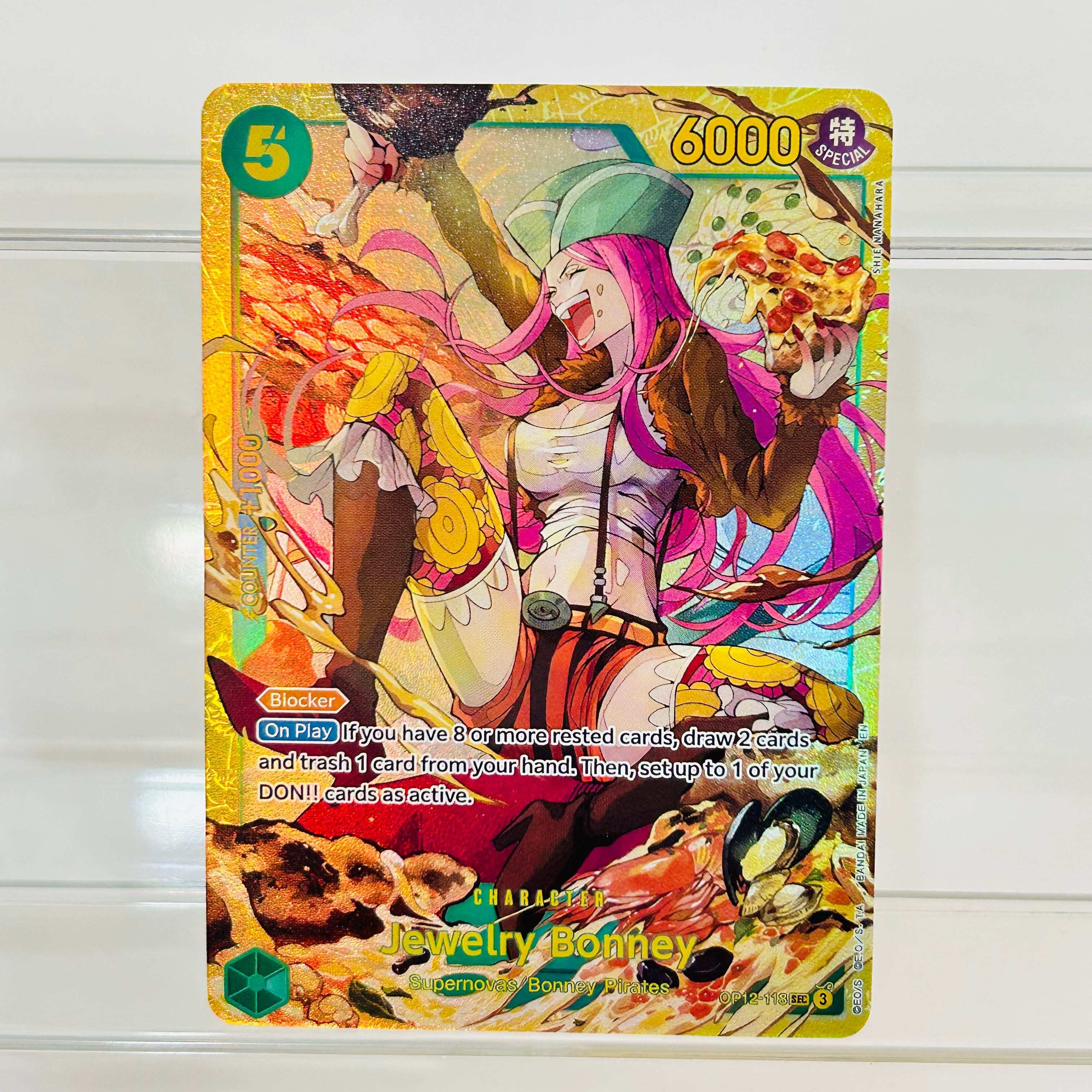 Board Game English - One Piece Bonney OP12-113 SEC Card