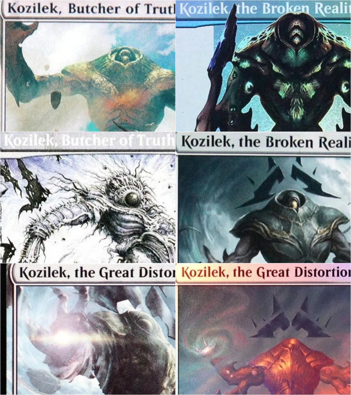 Board Game History - Kozilek, Butcher of Truth Custom TCG