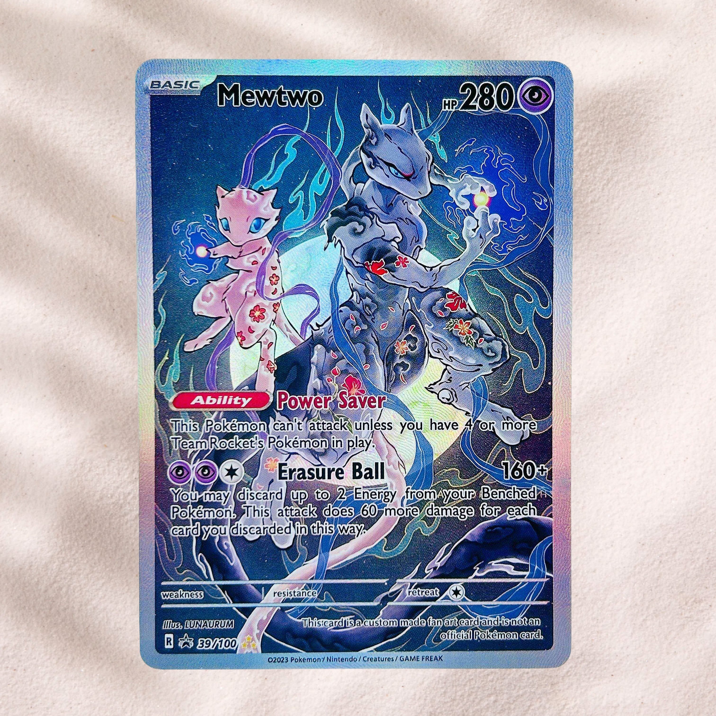 Board Game English - DIY Pokemon Mewtwo & Mew 39/100