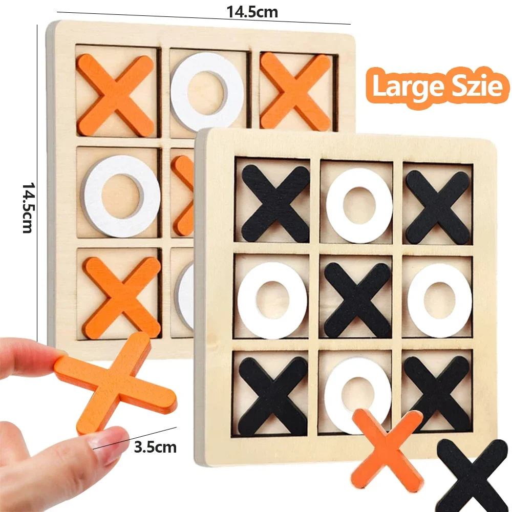 Wooden XO Tic Tac Toe Game Min - مراجعة Board Game Idea وسعره