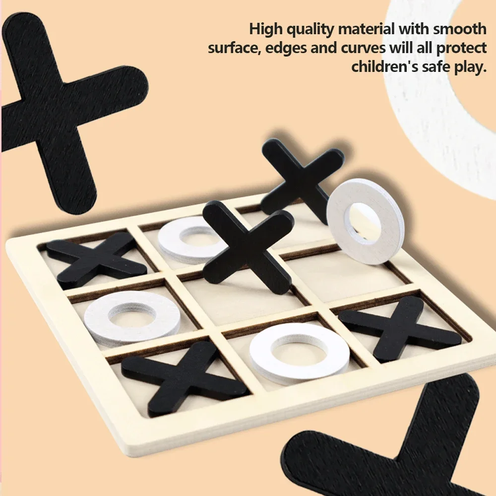 Wooden XO Tic Tac Toe Game Min - مراجعة Board Game Idea وسعره
