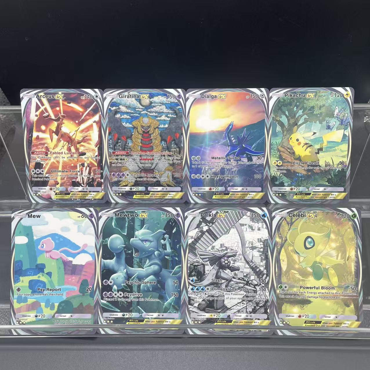 8Pcs/Set DIY Self-made Anime E - مراجعة Board Game English وسعره