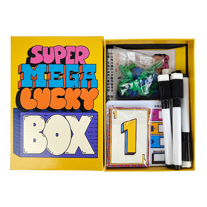 Super Mega Lucky Box Board Gam - مراجعة Board Game Strategi وسعره