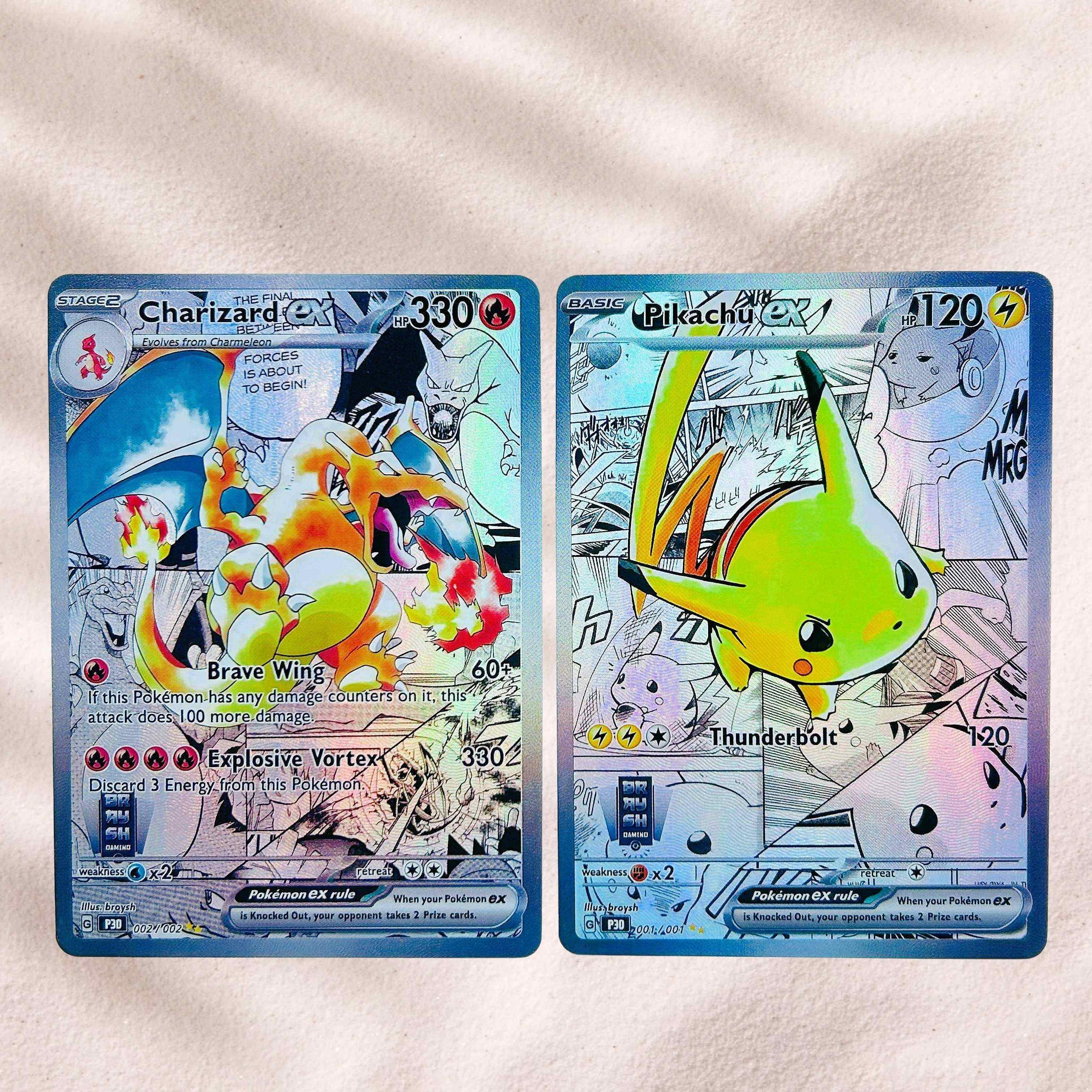 DIY Pokemon Pikachu ex 001/001 - مراجعة Board Game English وسعره