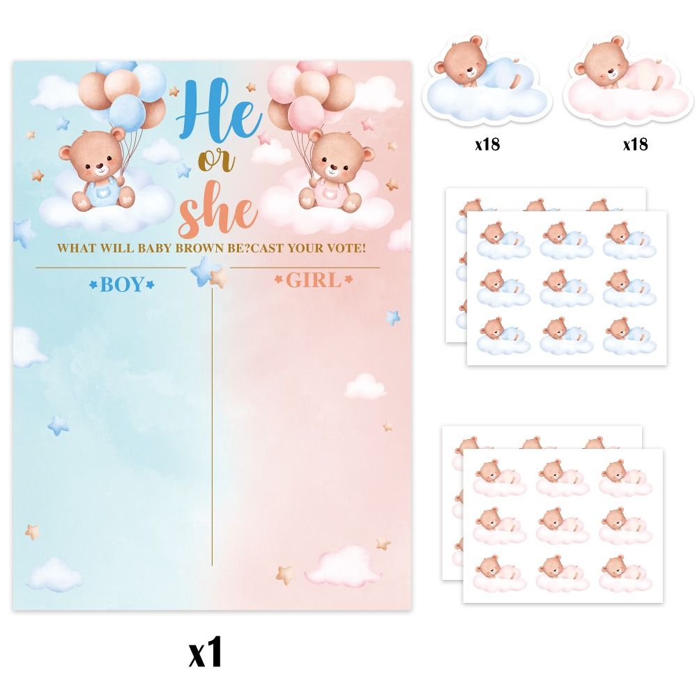 With Stickers Gender Revealed  - مراجعة Board Game Quote وسعره
