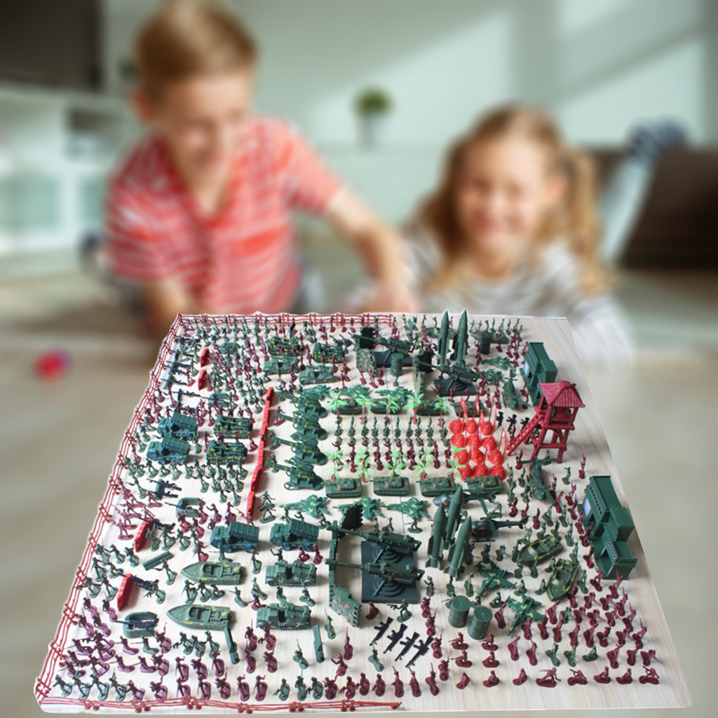 575pcs Army Model Playset Toy  - مراجعة Board Game Ww2 وسعره