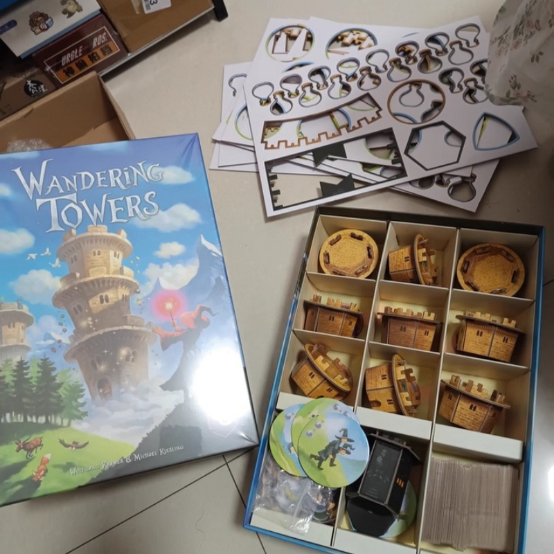 Wandering Towers Strategy Boar - مراجعة Board Game Strategi وسعره
