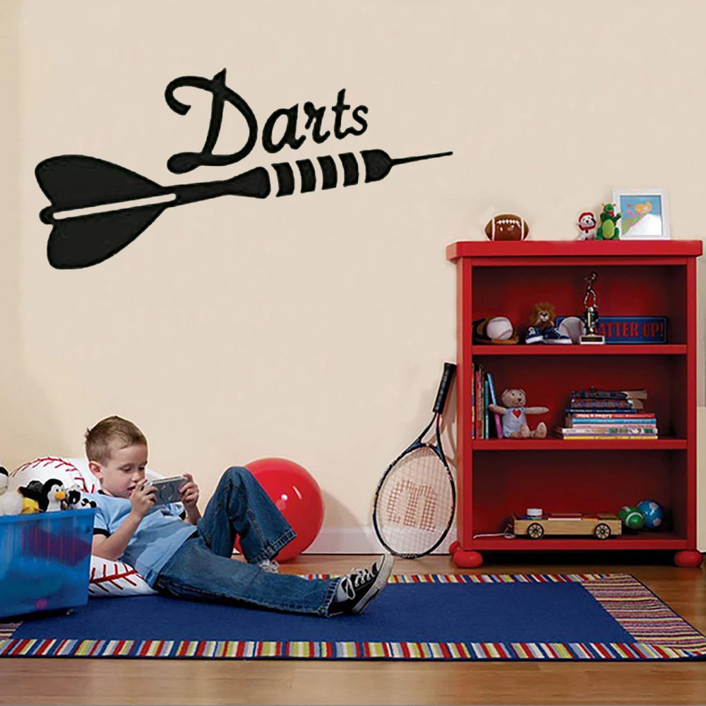 Wall Vinyl Stickers Darts Spor - مراجعة Board Game Quote وسعره