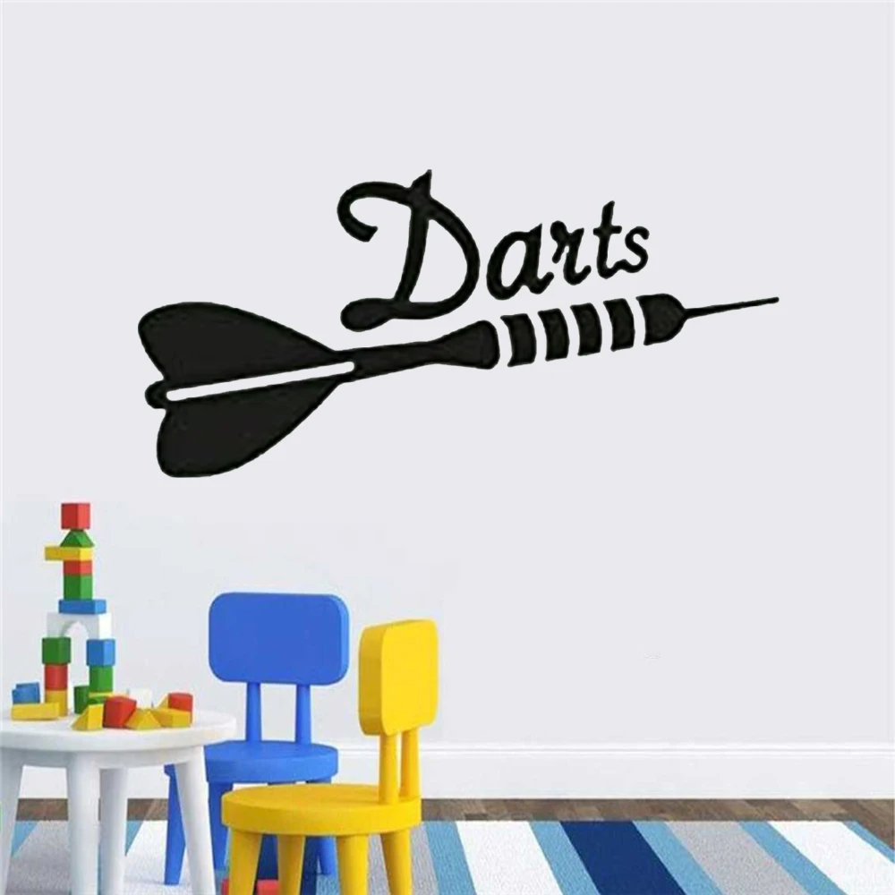 Wall Vinyl Stickers Darts Spor - مراجعة Board Game Quote وسعره