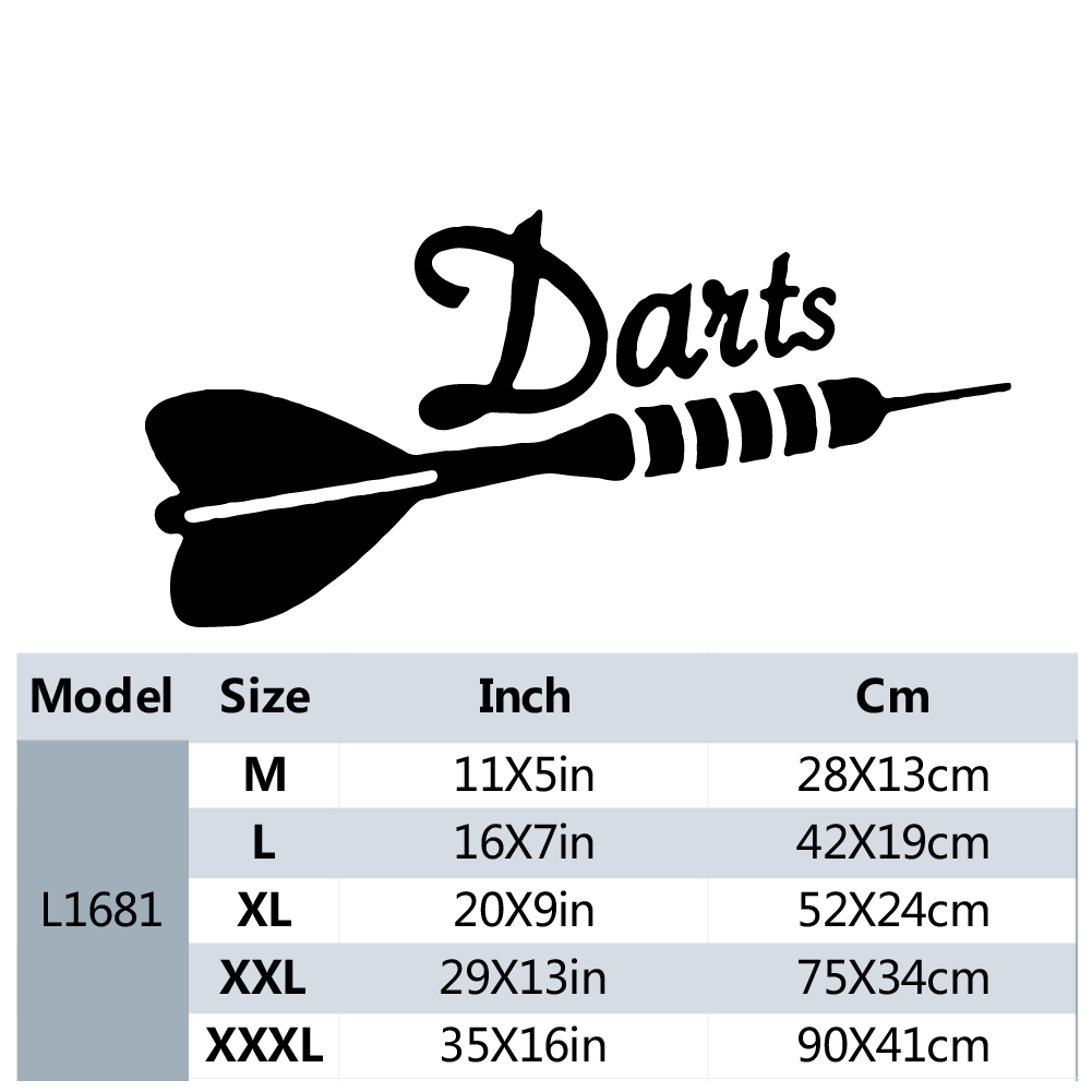 Wall Vinyl Stickers Darts Spor - مراجعة Board Game Quote وسعره