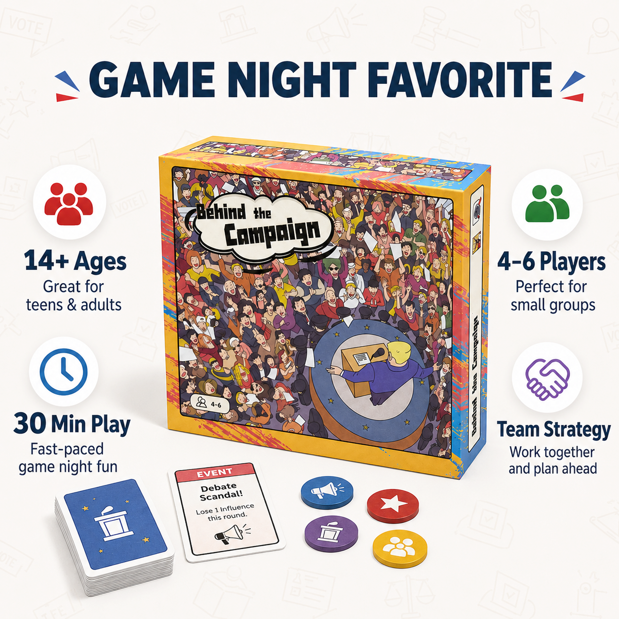 Map Strategy Card Game, 4-6 Pl - مراجعة Board Game Strategi وسعره