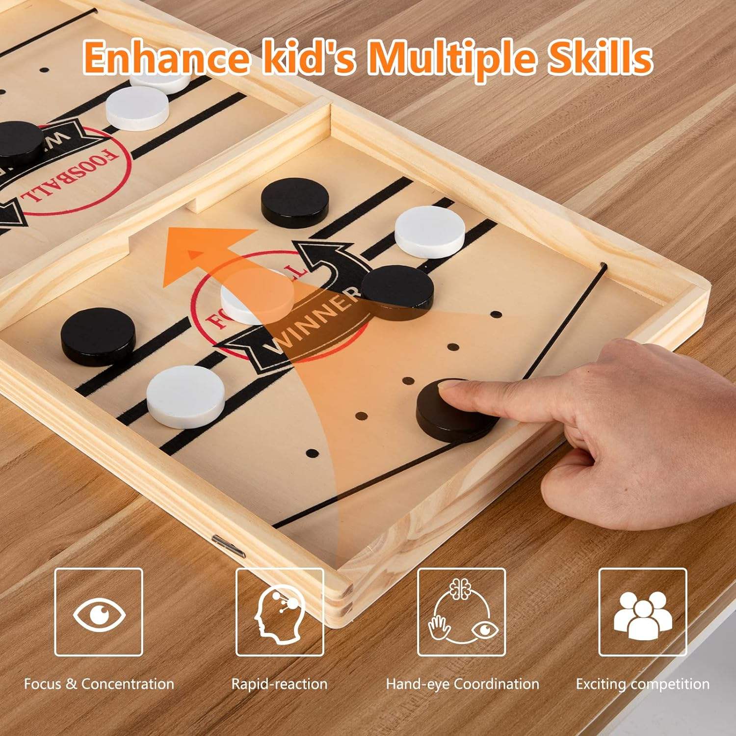 Wooden Billiard Board Game Foo - مراجعة Board Game Harmonies وسعره