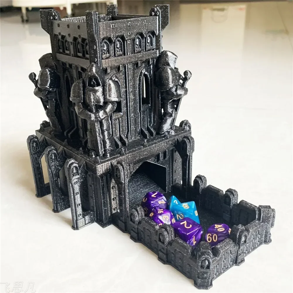 3D Printed Castle Dice Tower T - مراجعة Board Game Print وسعره