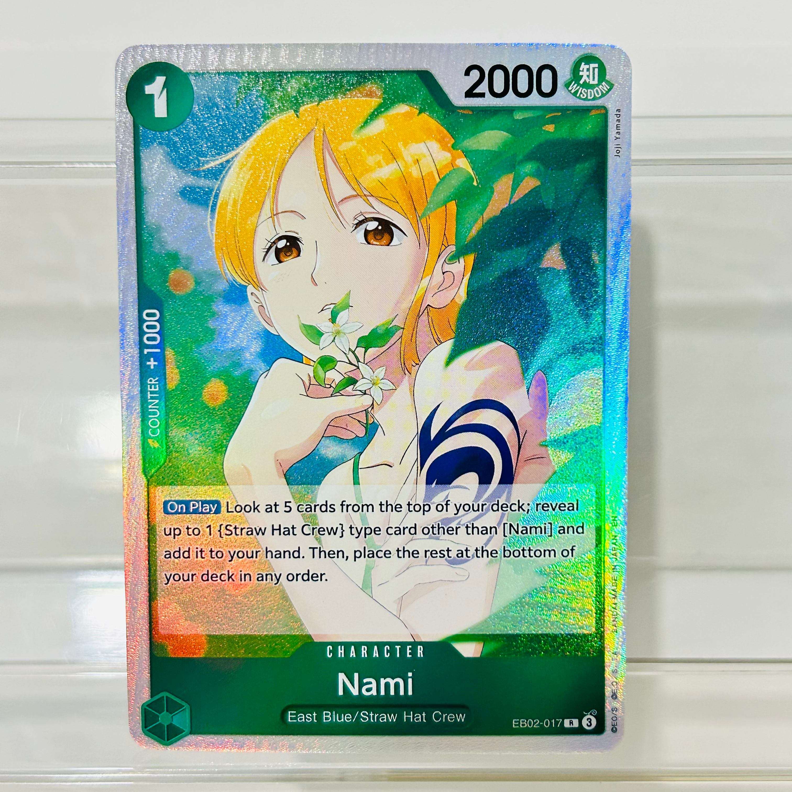 One Piece Nami EB02-017 R Card - مراجعة Board Game English وسعره