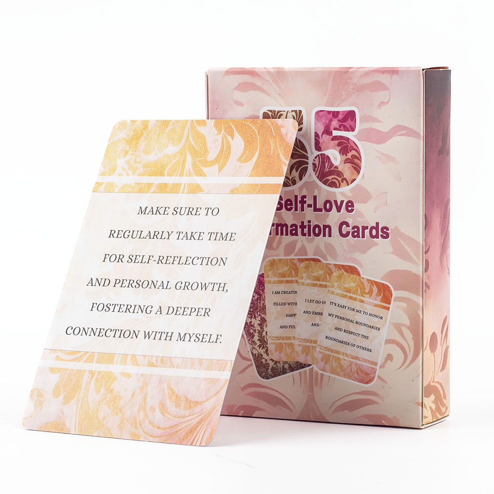 55 Self-Love Affirmation Cards - مراجعة Board Game Quote وسعره