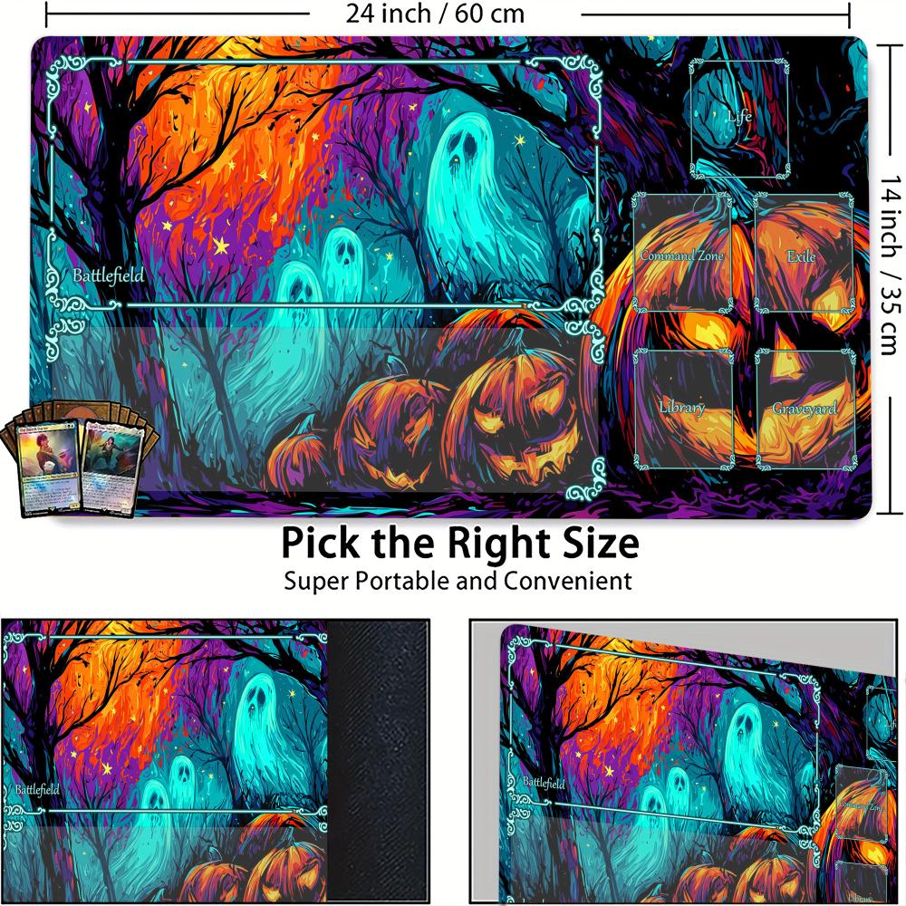 Neon Horror Forest MTG Playmat - مراجعة Board Game Horror وسعره