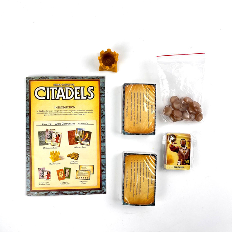 Citadels  Revised Edition Clas - مراجعة Board Game Harmonies وسعره