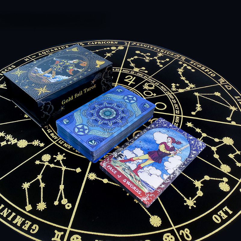78pcs Blue Fairy Series Tarot  - مراجعة Board Game Yearbook وسعره