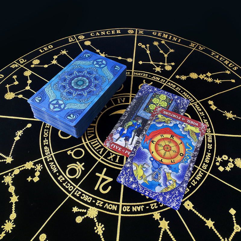 78pcs Blue Fairy Series Tarot  - مراجعة Board Game Yearbook وسعره