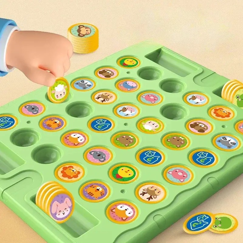 1 Pcs New Animal Flip Chess Bo - مراجعة Board Game Strategi وسعره