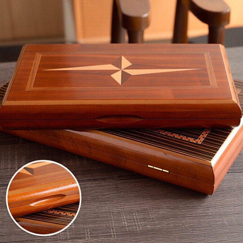 Solid Wood Backgammon 11-19 In - مراجعة Board Game Yearbook وسعره