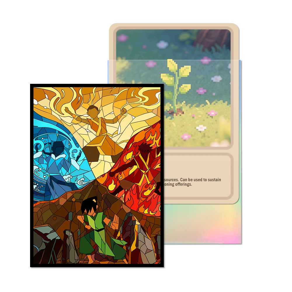 60PCS 66X91mm Holographic Stan - مراجعة Board Game Print وسعره