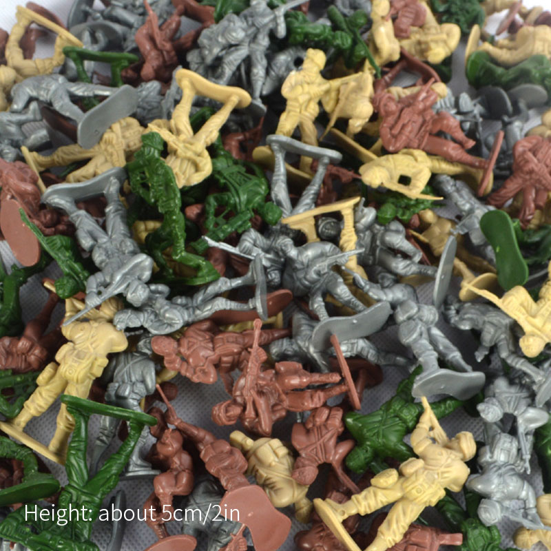 100pcs Large Soldier GK Simula - مراجعة Board Game Ww2 وسعره
