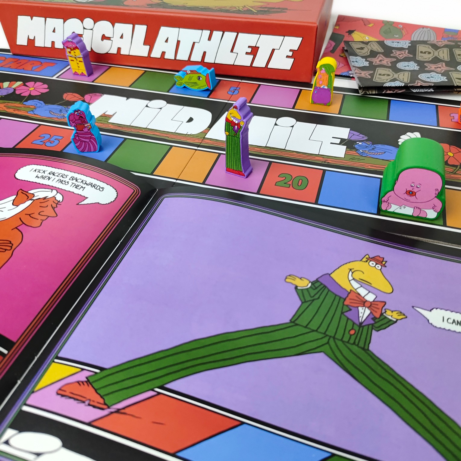 MAGICAL ATHLETE Card Game Part - مراجعة Board Game Strategi وسعره