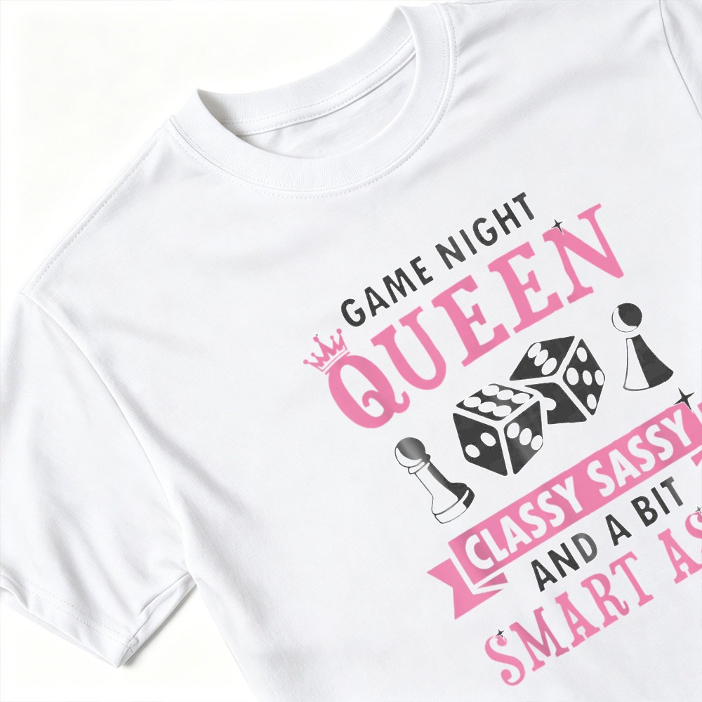 Game Night Queen Women Graphic - مراجعة Board Game Quote وسعره