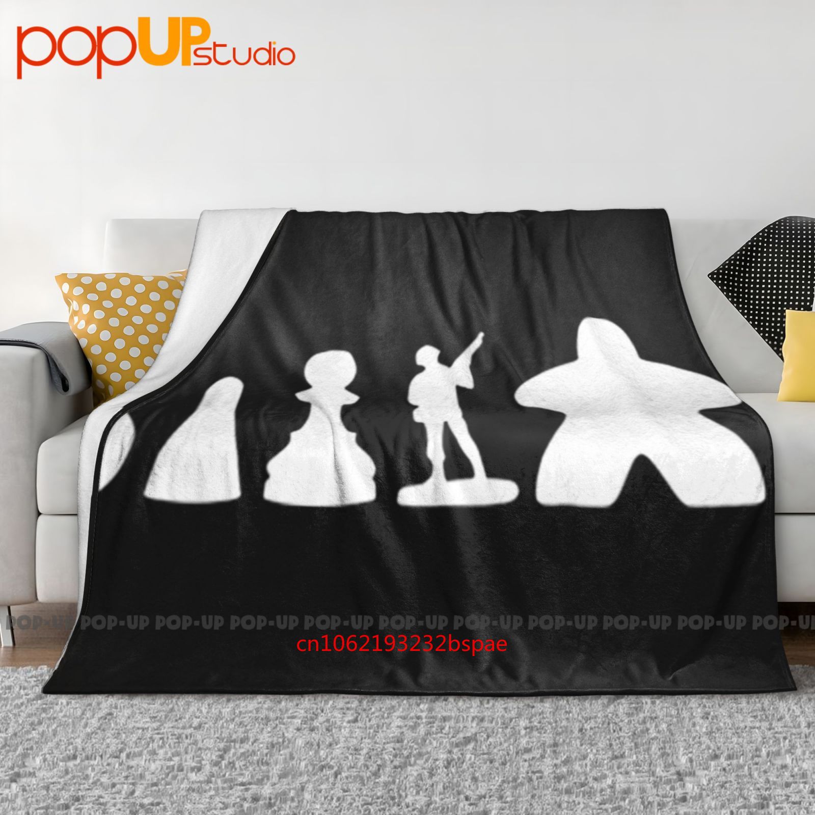 Meeple Evolution Parody Pawn C - مراجعة Board Game Quilt وسعره
