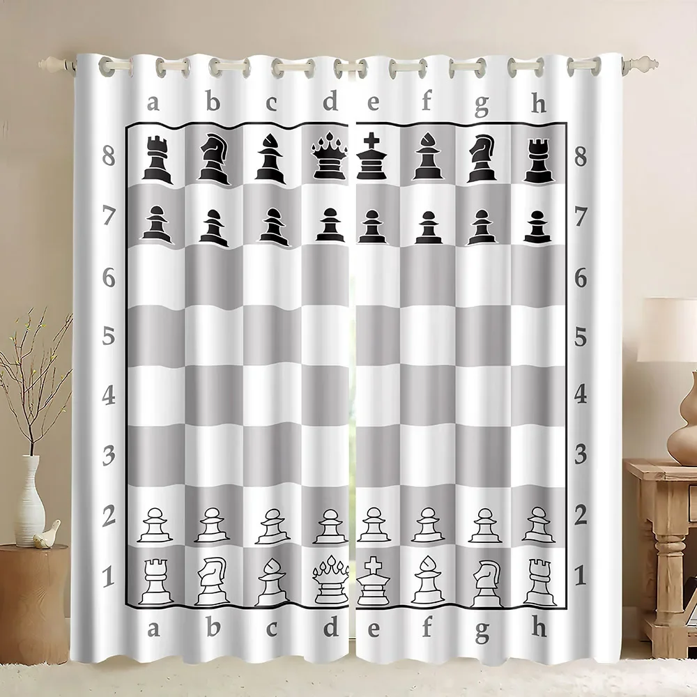 Chessboard  Window Curtains In - مراجعة Board Game Cafe وسعره