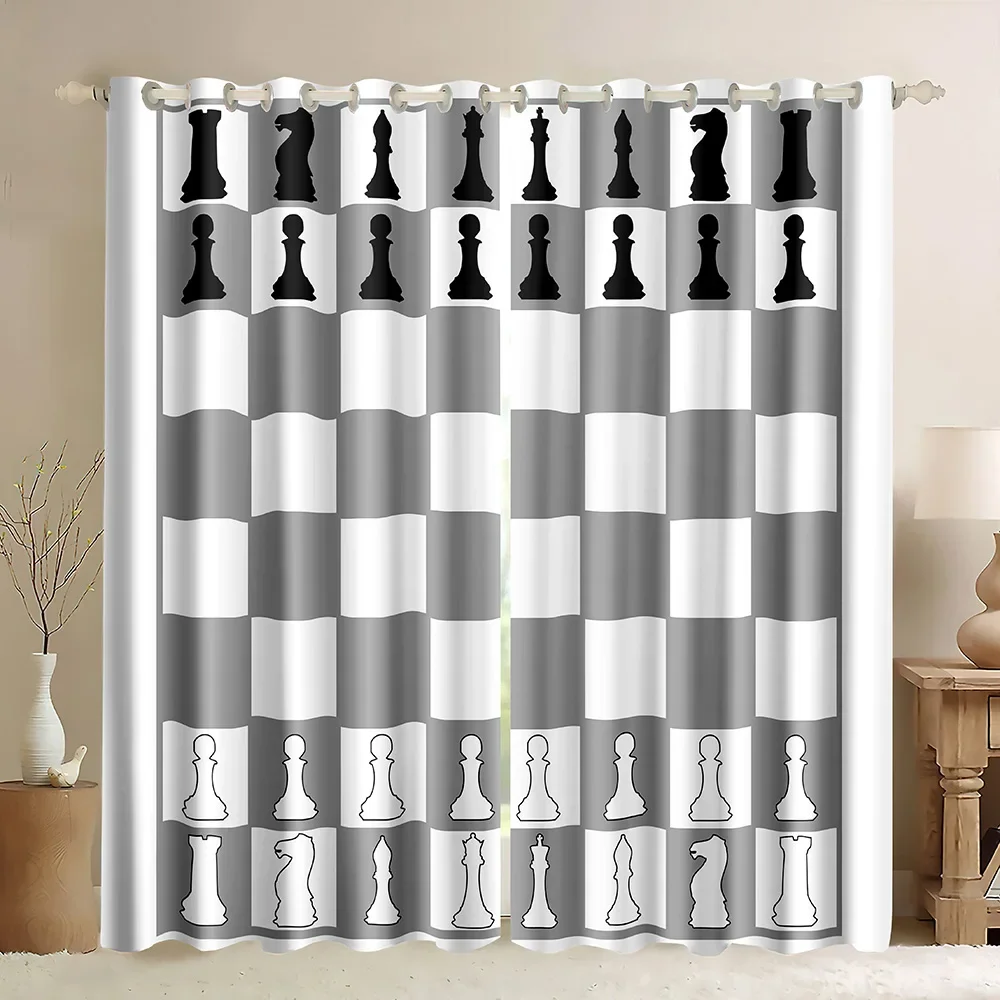 Chessboard  Window Curtains In - مراجعة Board Game Cafe وسعره
