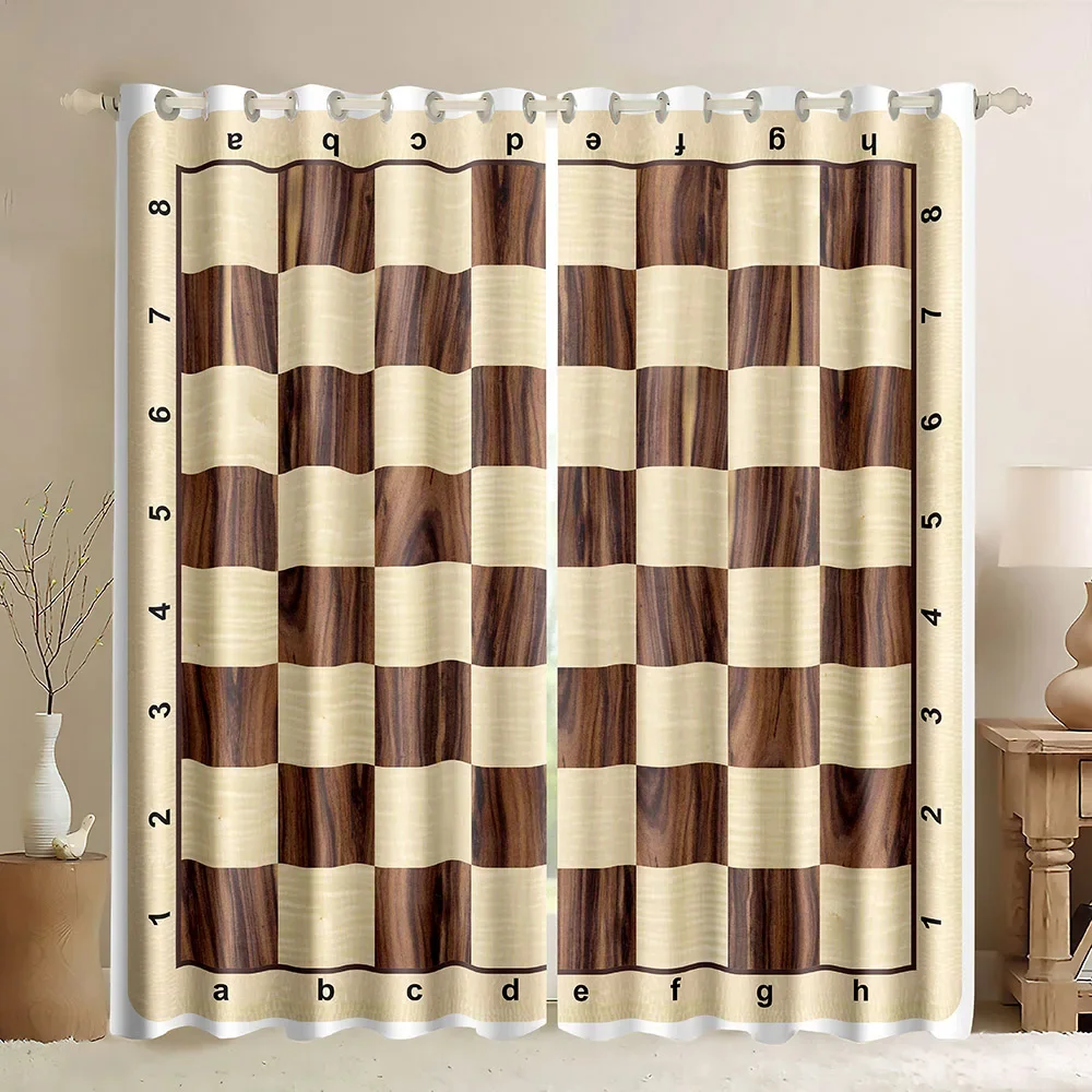 Chessboard  Window Curtains In - مراجعة Board Game Cafe وسعره