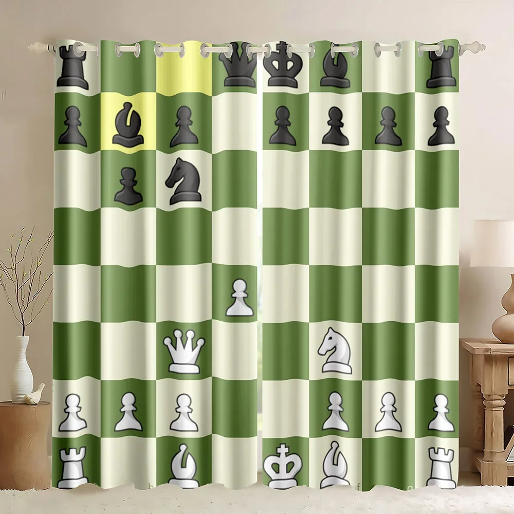 Chessboard  Window Curtains In - مراجعة Board Game Cafe وسعره
