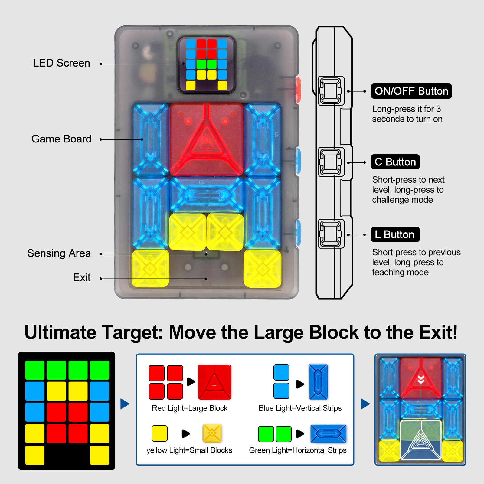 AI Huarong Road Magnetic Sucti - مراجعة Board Game Idea وسعره