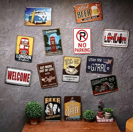 es Vintage Metal Poster Board  - مراجعة Board Game Quote وسعره