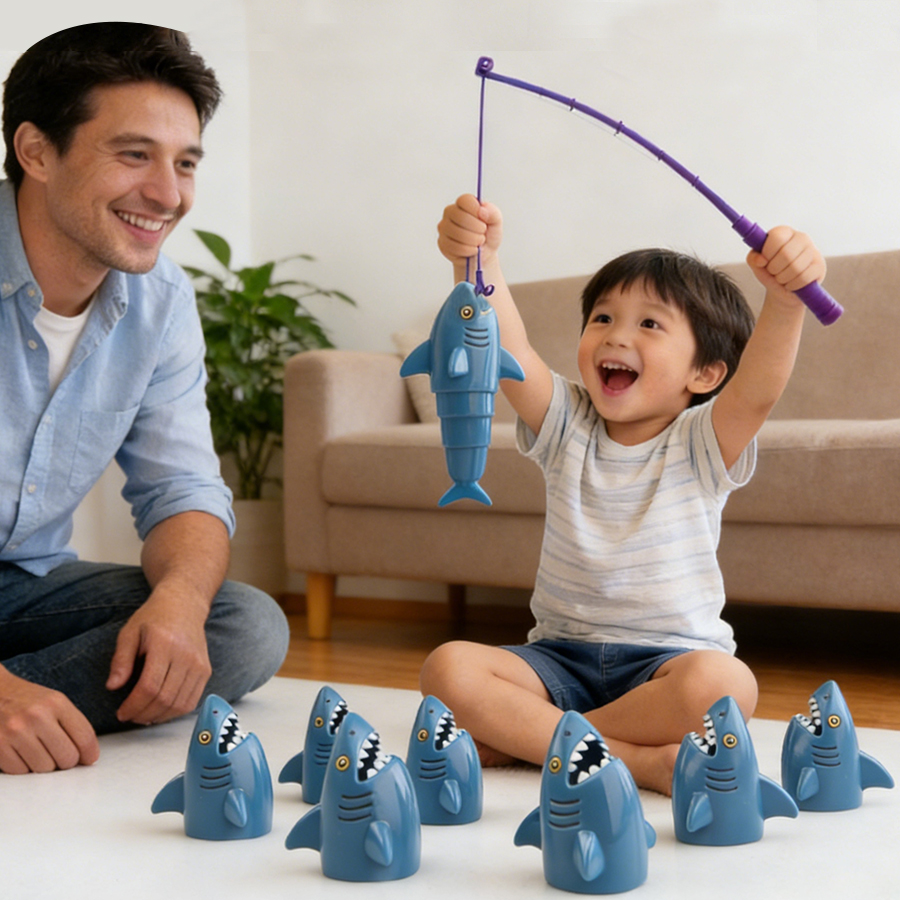 Popular Shark Style Fishing Bo - مراجعة Board Game Idea وسعره