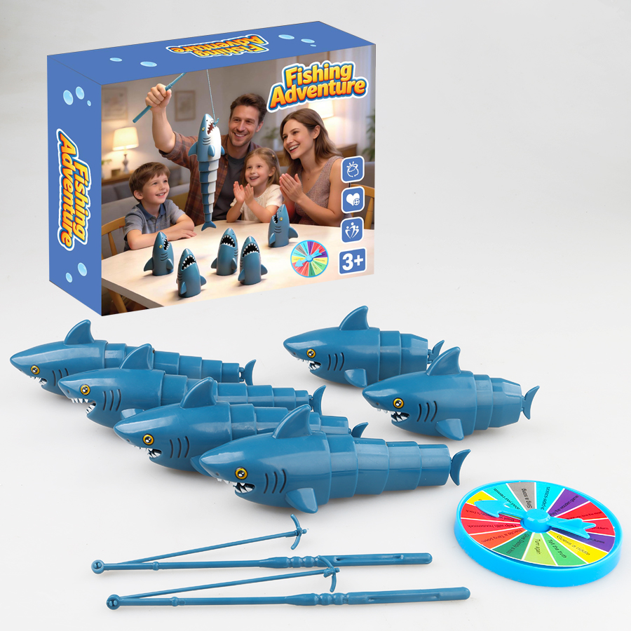 Popular Shark Style Fishing Bo - مراجعة Board Game Idea وسعره