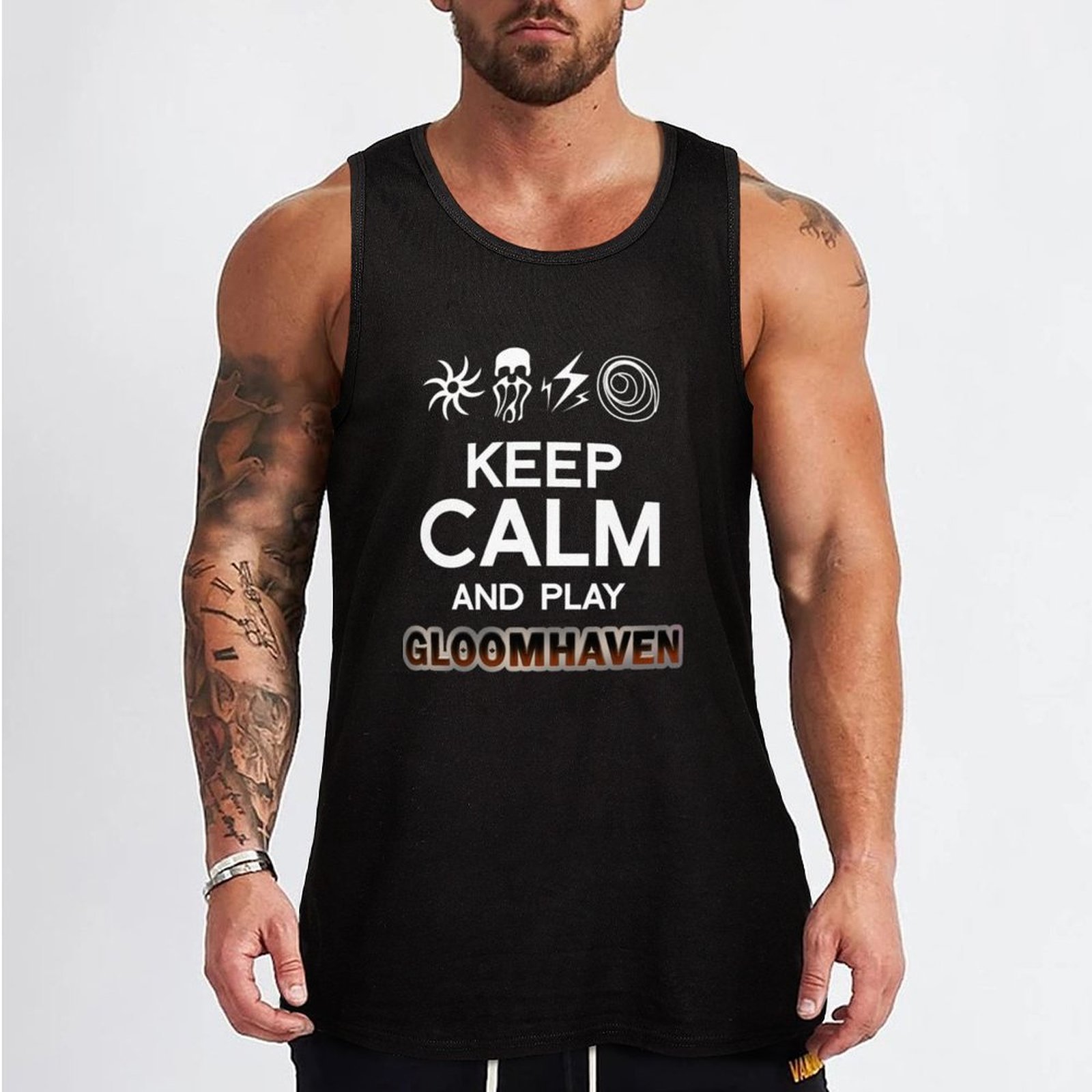 Keep Calm and Play Gloomhaven  - مراجعة Board Game Print وسعره