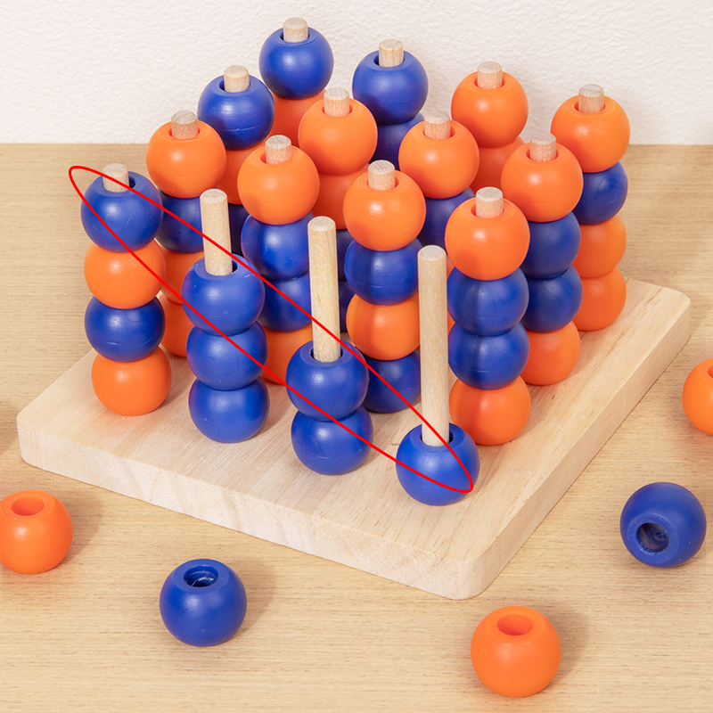 Wooden Toy Gobang 3D Connect F - مراجعة Board Game Idea وسعره