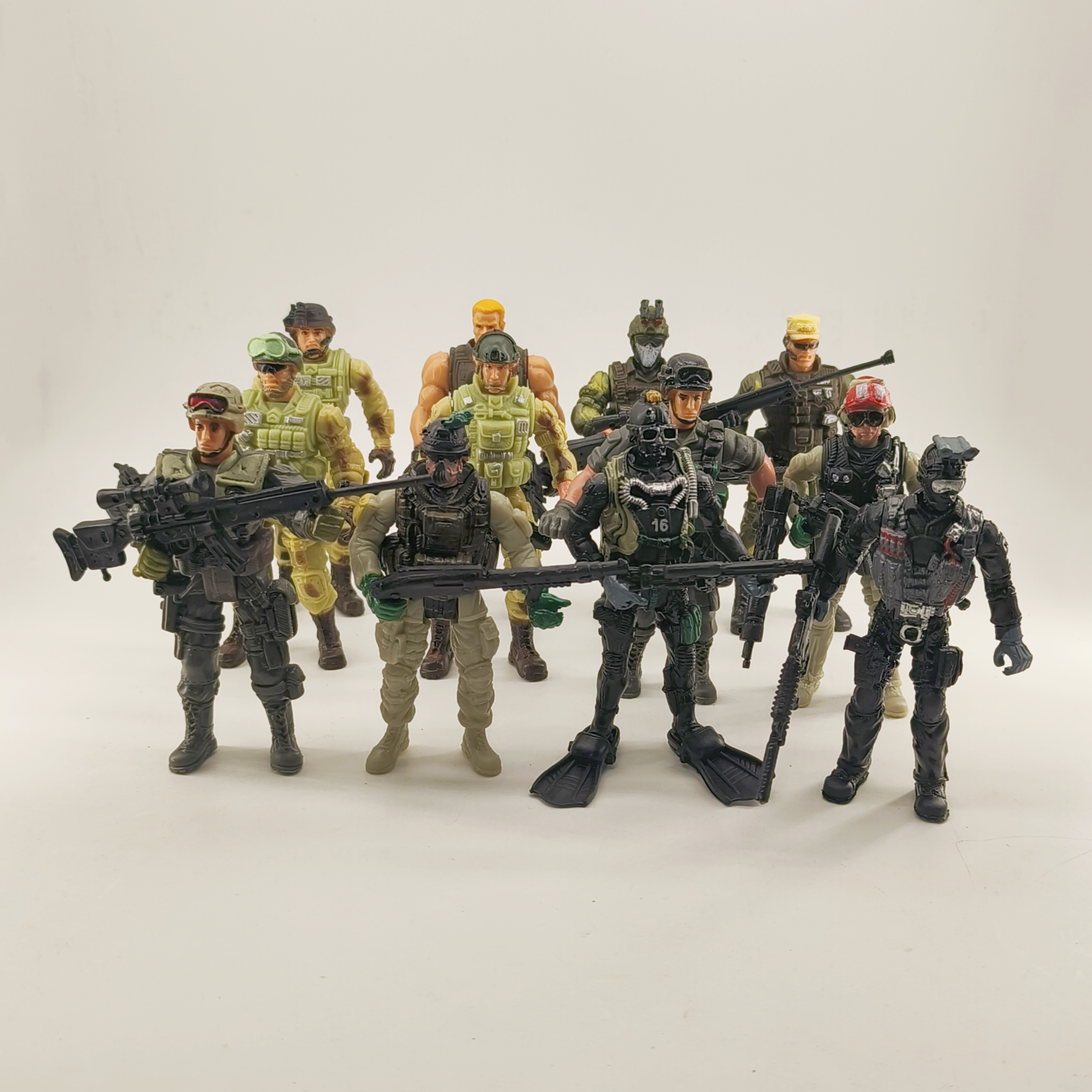 6PCS/Set Force Military Weapon - مراجعة Board Game Ww2 وسعره
