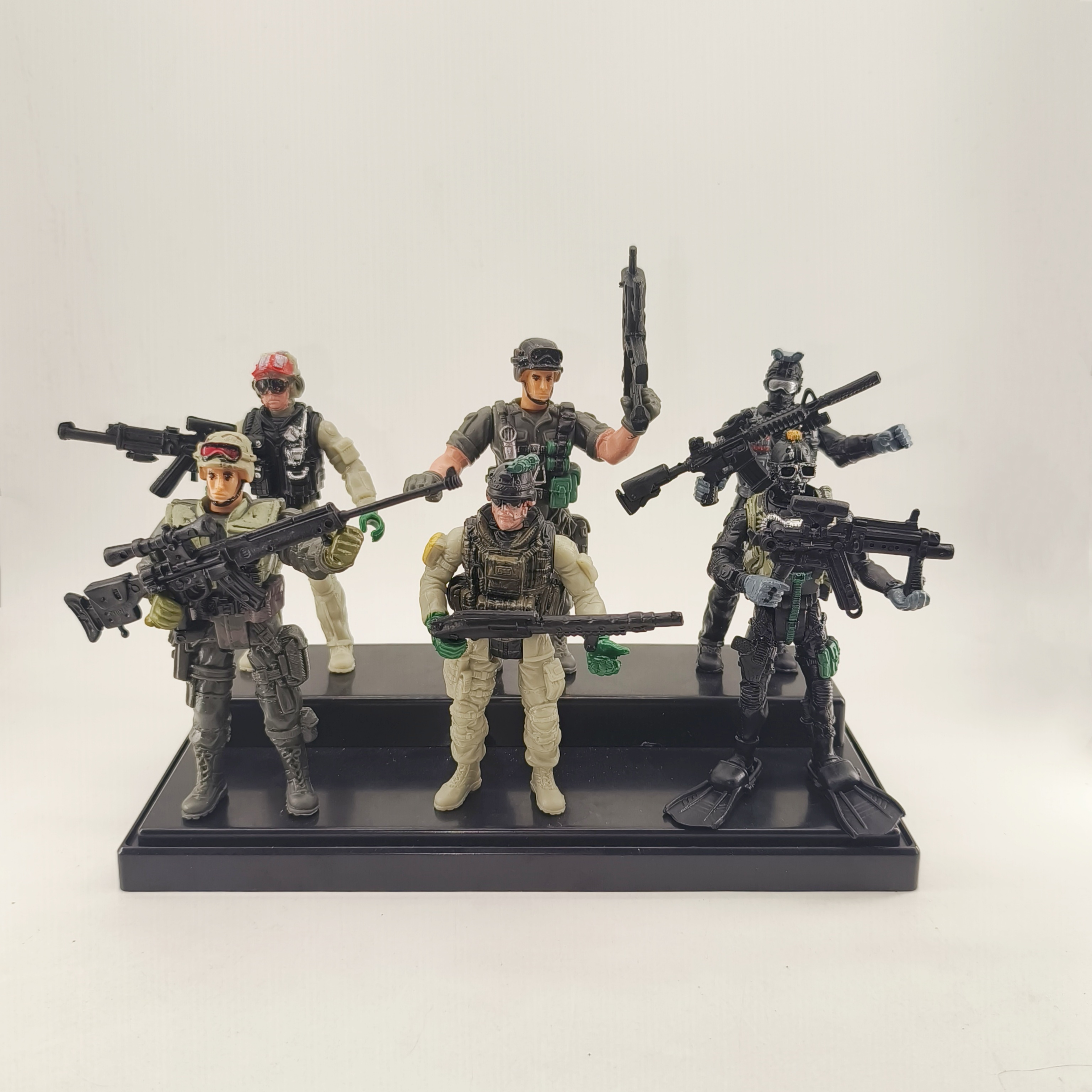 6PCS/Set Force Military Weapon - مراجعة Board Game Ww2 وسعره