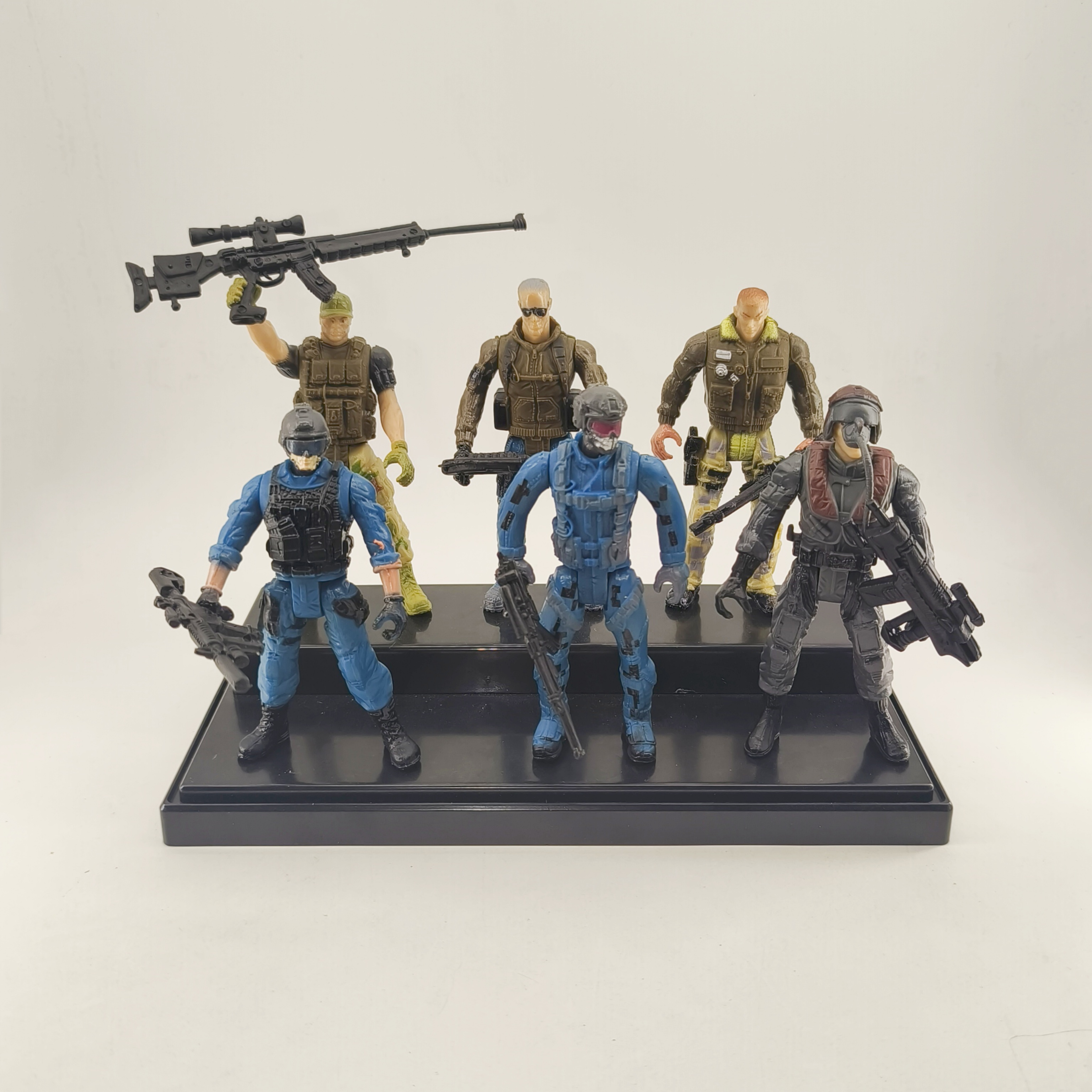 6PCS/Set Force Military Weapon - مراجعة Board Game Ww2 وسعره