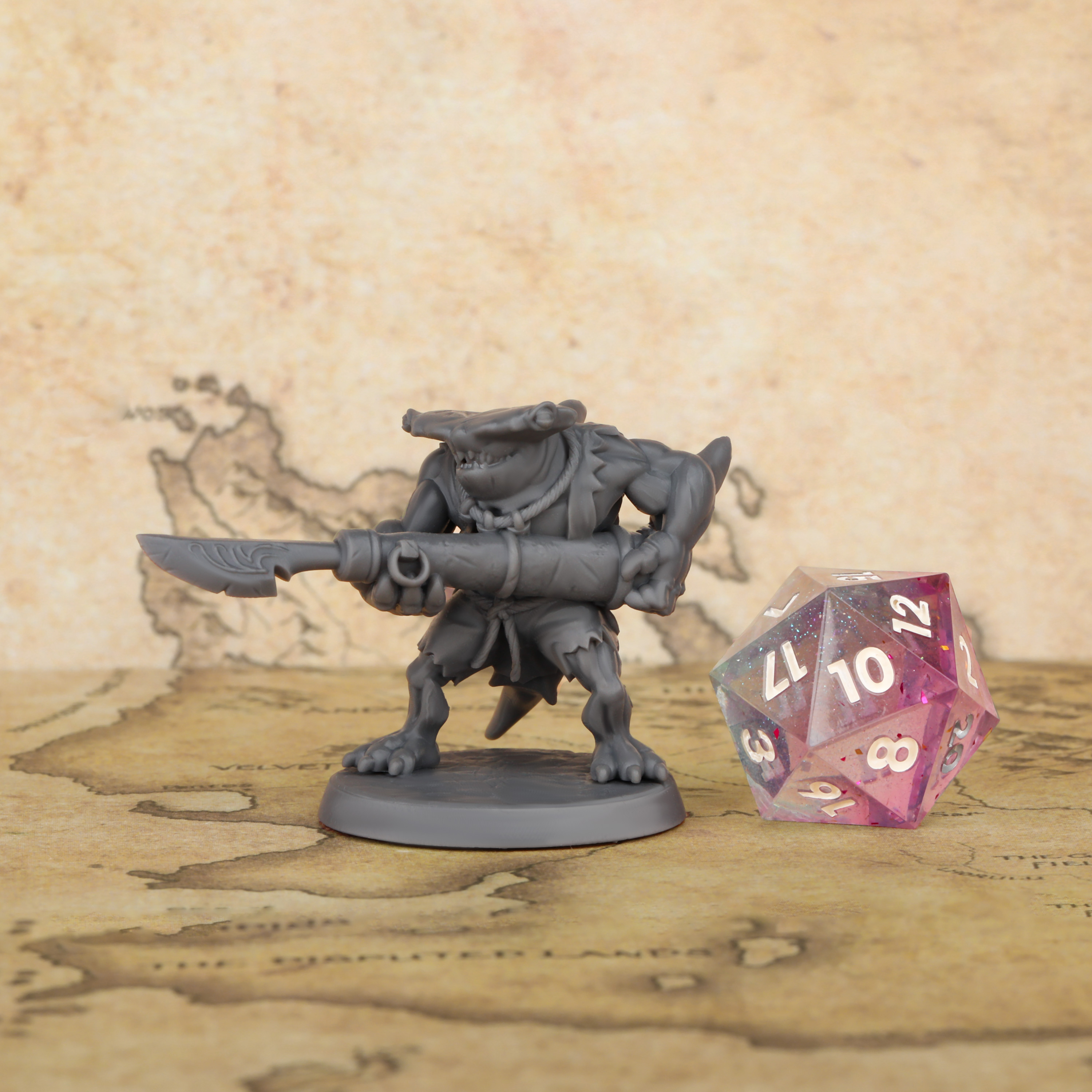 TTRPG Shark with Harpoon Minia - مراجعة Board Game Idea وسعره
