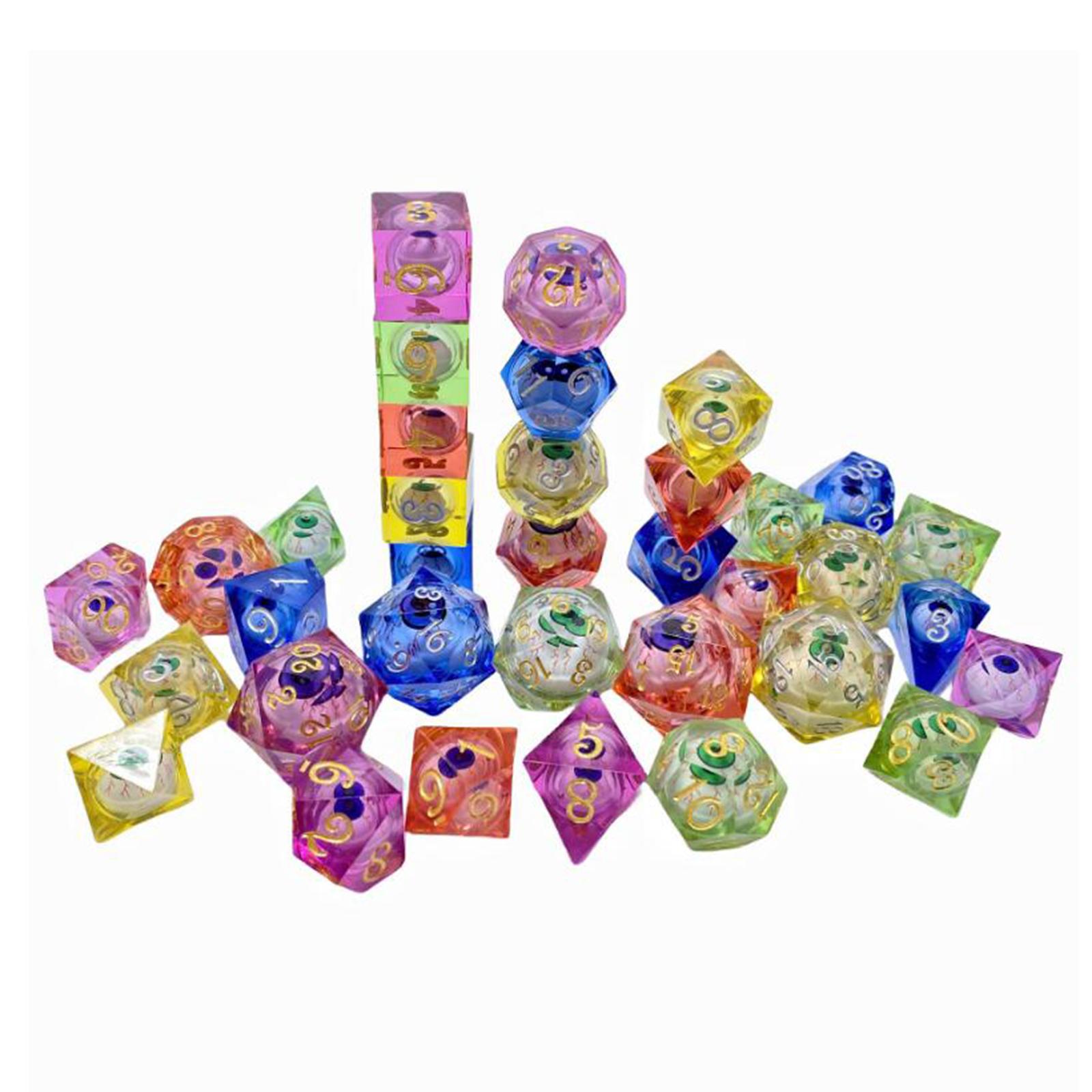 7x Polyhedral Dices Role Playi - مراجعة Board Game Cafe وسعره