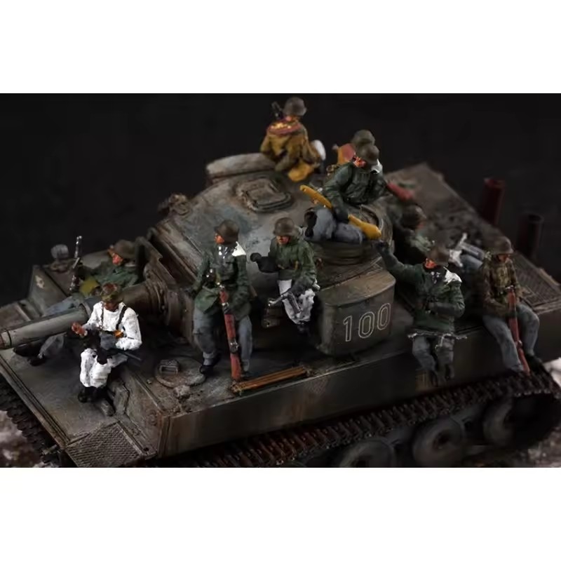 1/72 Scale 10pcs Winter Armore - مراجعة Board Game Ww2 وسعره