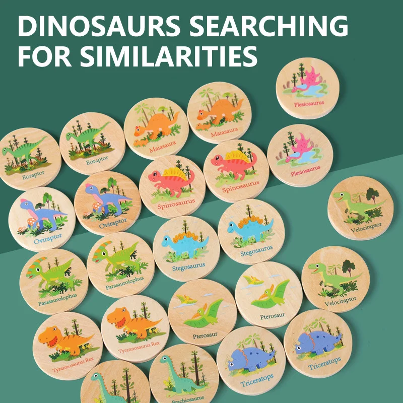 Memory Game Dinosaur Matching  - مراجعة Board Game Idea وسعره