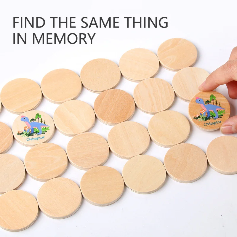 Memory Game Dinosaur Matching  - مراجعة Board Game Idea وسعره