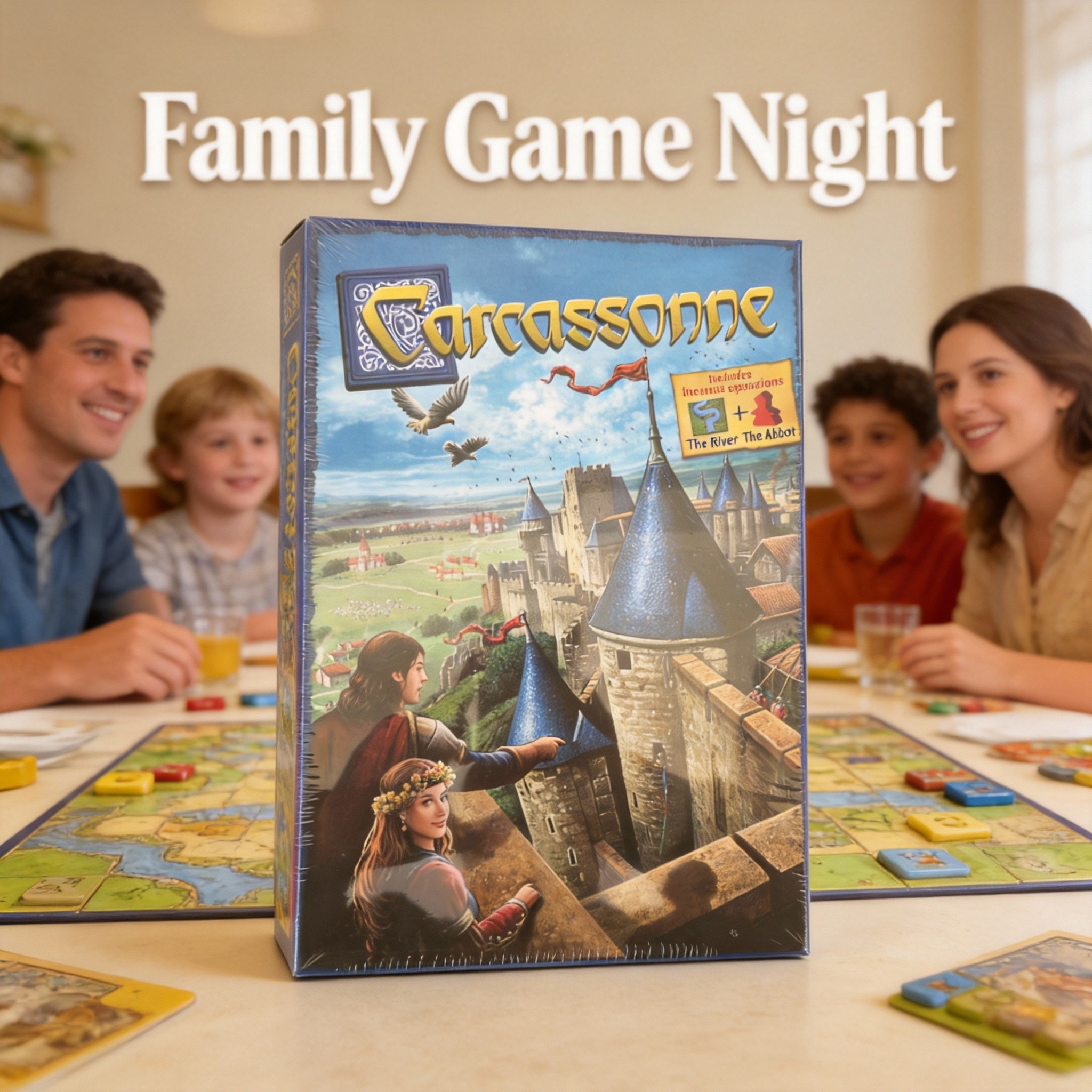Carcassonne （English Edition）  - مراجعة Board Game Strategi وسعره