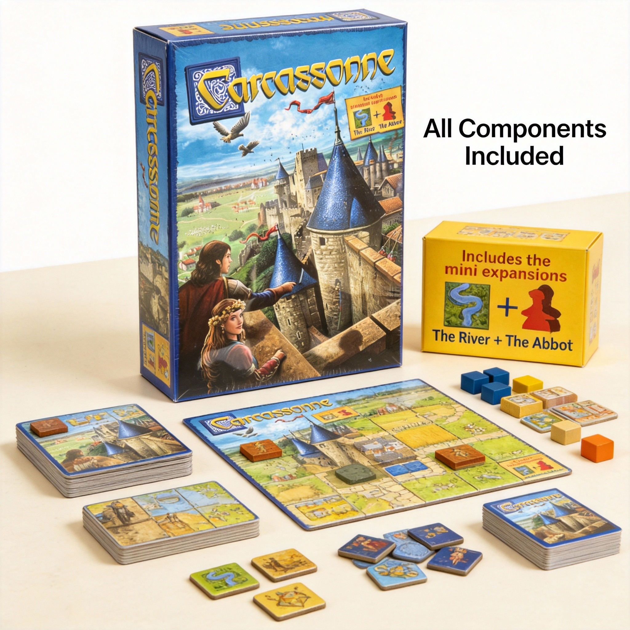 Carcassonne （English Edition）  - مراجعة Board Game Strategi وسعره